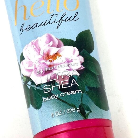 Bath & Body Works Hello Beautiful Ultra Shea Body Cream 8 Oz Floral Scent - Picture 2 of 5
